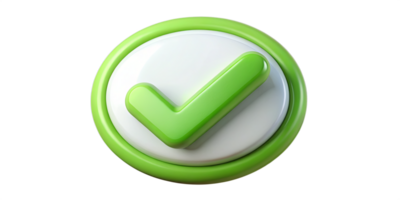 green check mark button png