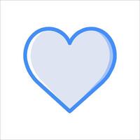 A heart icon on a white background vector