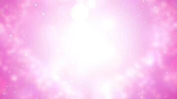 Pink background with stars and light video