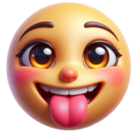 Funny Emoji on transparent background png