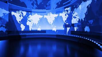 World Map Background 3d rendering with green screen video