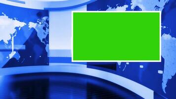 World Map Background 3d rendering with green screen video