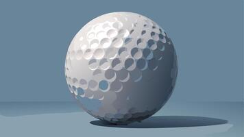 golf ball 3d model vector