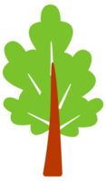 conjunto de arboles bosque árbol naturaleza planta. ilustración png