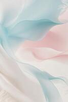 abstract pastel blue pink background with flowing shapes soft gradients. photo