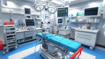 High-Tech Operating Room for Advanced Surgical Care and Healthcare Excellence photo