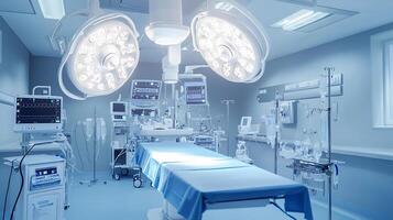 Modern Operating Suite for Advanced Healthcare Procedures and Technological Innovation photo