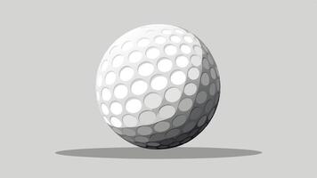 golf ball illustration vector