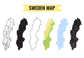 Sverige Karta Vektor