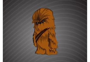 Chewbacca-Karikatur vektor