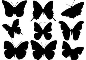 Free Butterfly Silhouette Vektor