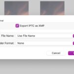 Export IPTC as XMP in Mac Photos app