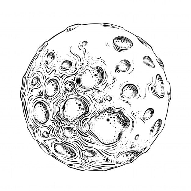 Phases of the Moon Coloring Page - Free Printable Coloring Pages for Kids