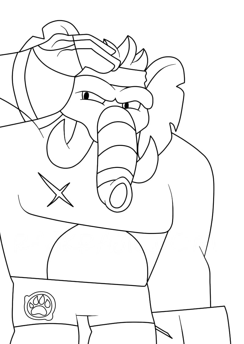 Goo Jit Zu Coloring Pages Coloring Pages