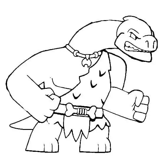 Tygor Goo Jit Zu Coloring Page - Free Printable Coloring Pages for Kids