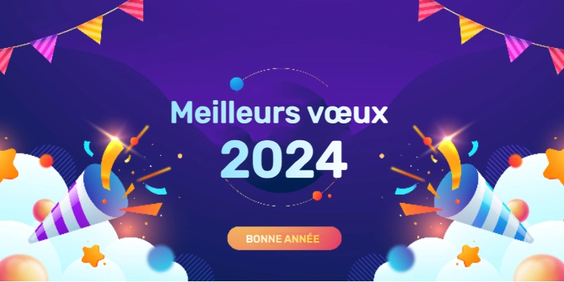 Facilitez la création et l'envoi de vos propres cartes de vœux vidéo pour la fête 2024