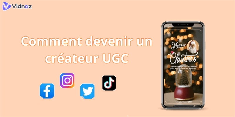 Comment devenir un créateur d'UGC : facile et gratuit