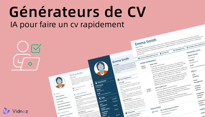 6 meilleurs générateurs de CV IA gratuits en ligne - Utilisez l'IA pour faire des CV rapidement