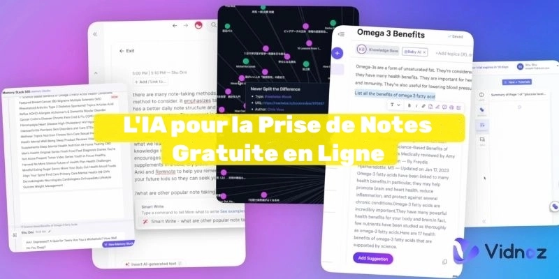 7 meilleurs outils de prise de notes IA gratuits en ligne - L'IA pour une prise de notes automatique et efficace