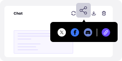 Partagez facilement les résultats de Chat PDF