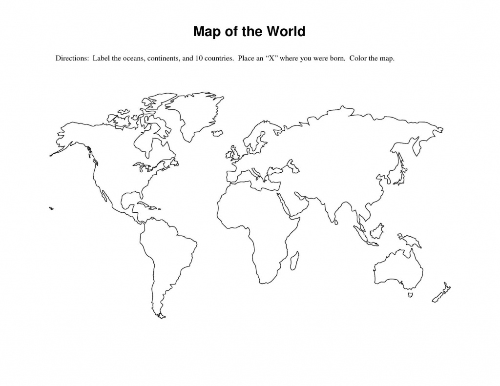 Large Printable World Map Labeled Made By Creative Label Images