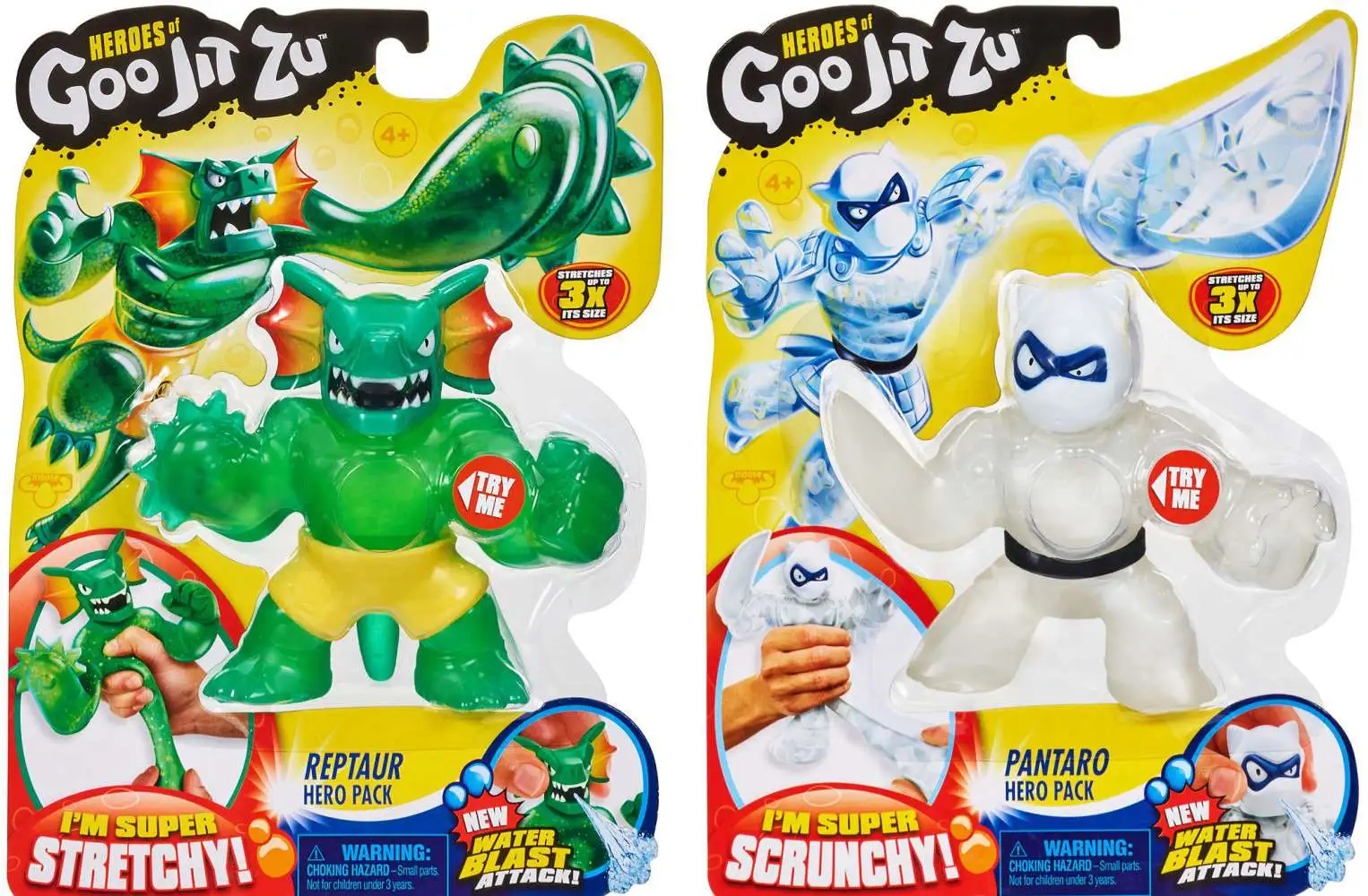 Heroes of Goo Jit Zu Water Blast Hero Pack Pantaro Scrunchy Action ...