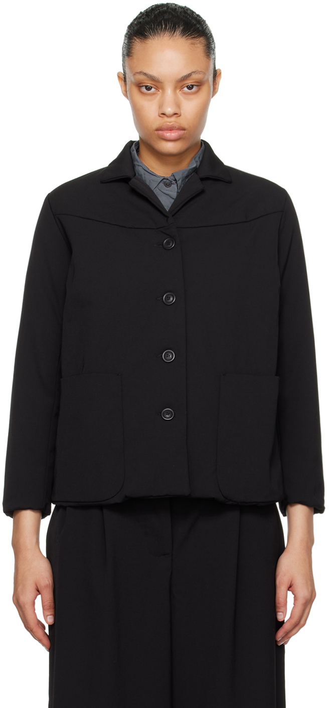 Casey Casey Laboratoire Wool Shirt Jacket In Black