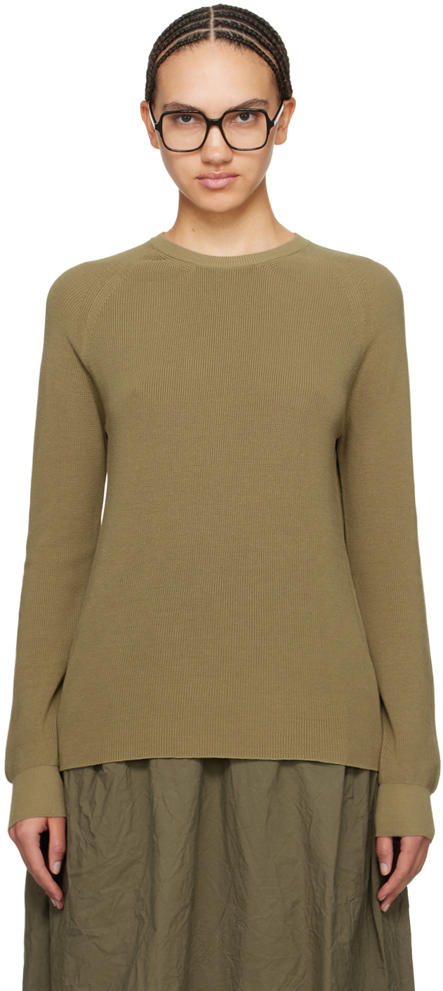 Casey Casey Beige Raglan Sweater In Dark Beige