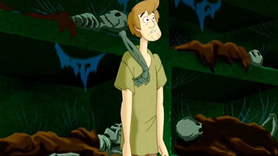 shaggy rogers skinny cartoon characters