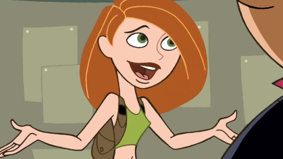 kim possible skinny cartoon characters