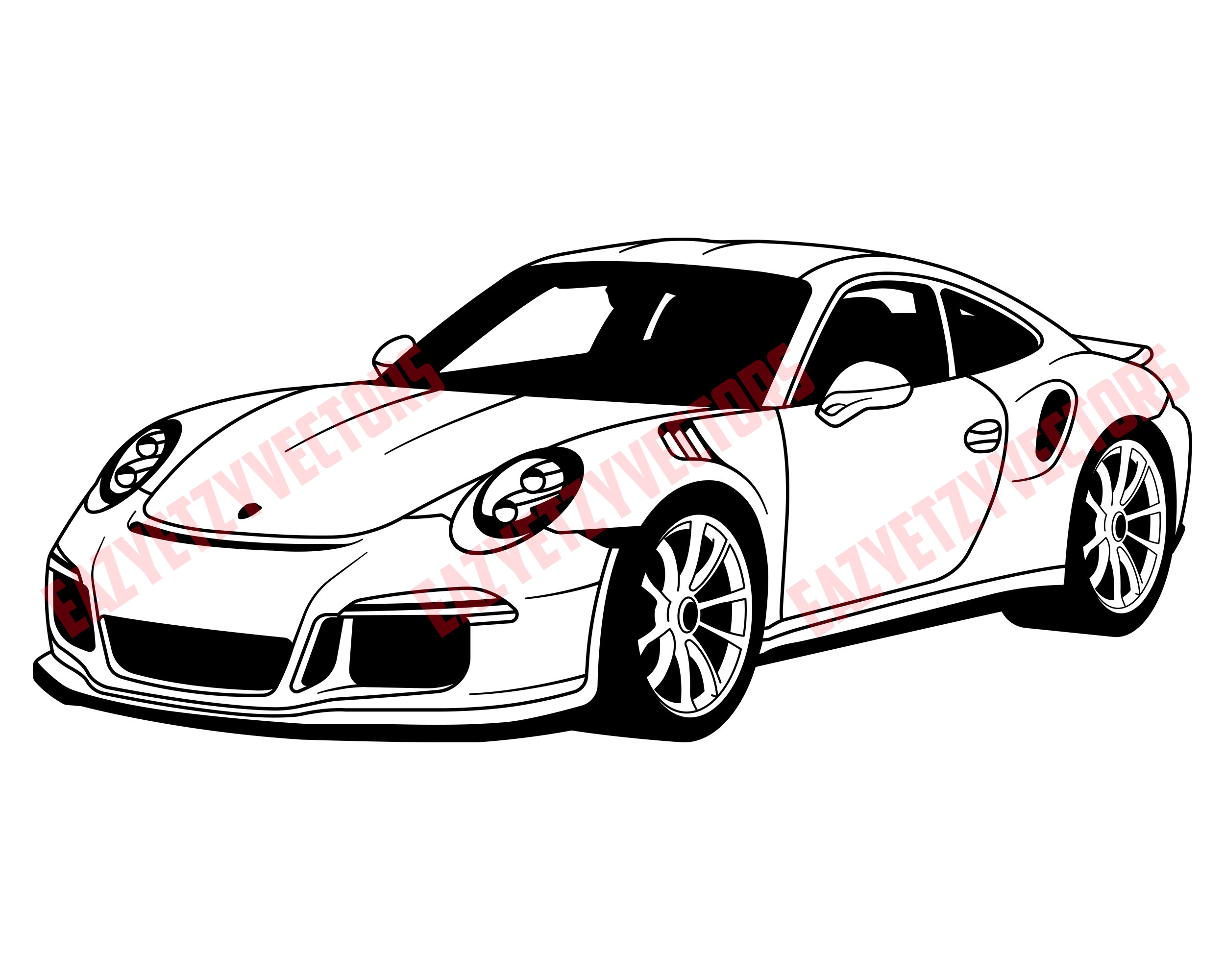 Porsche 911 Vector