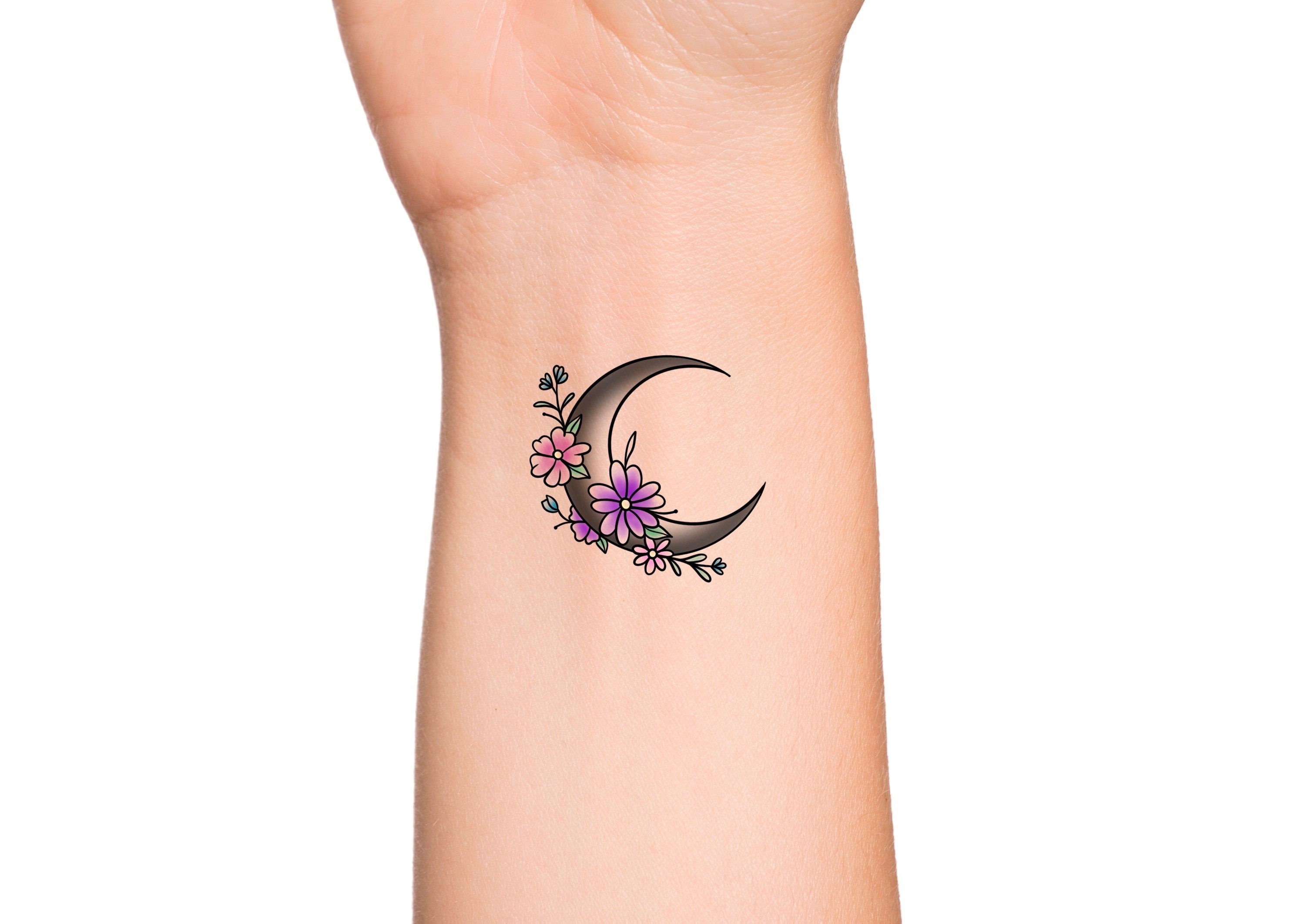 50 Beautiful Simple Moon Tattoo Designs 2023