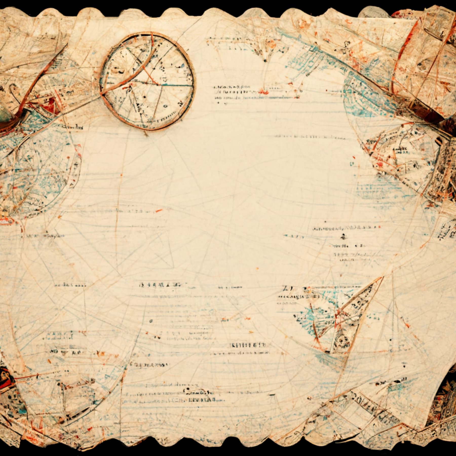 Vintage Nautical Maps Digital Background Paper / Junk Journal ...