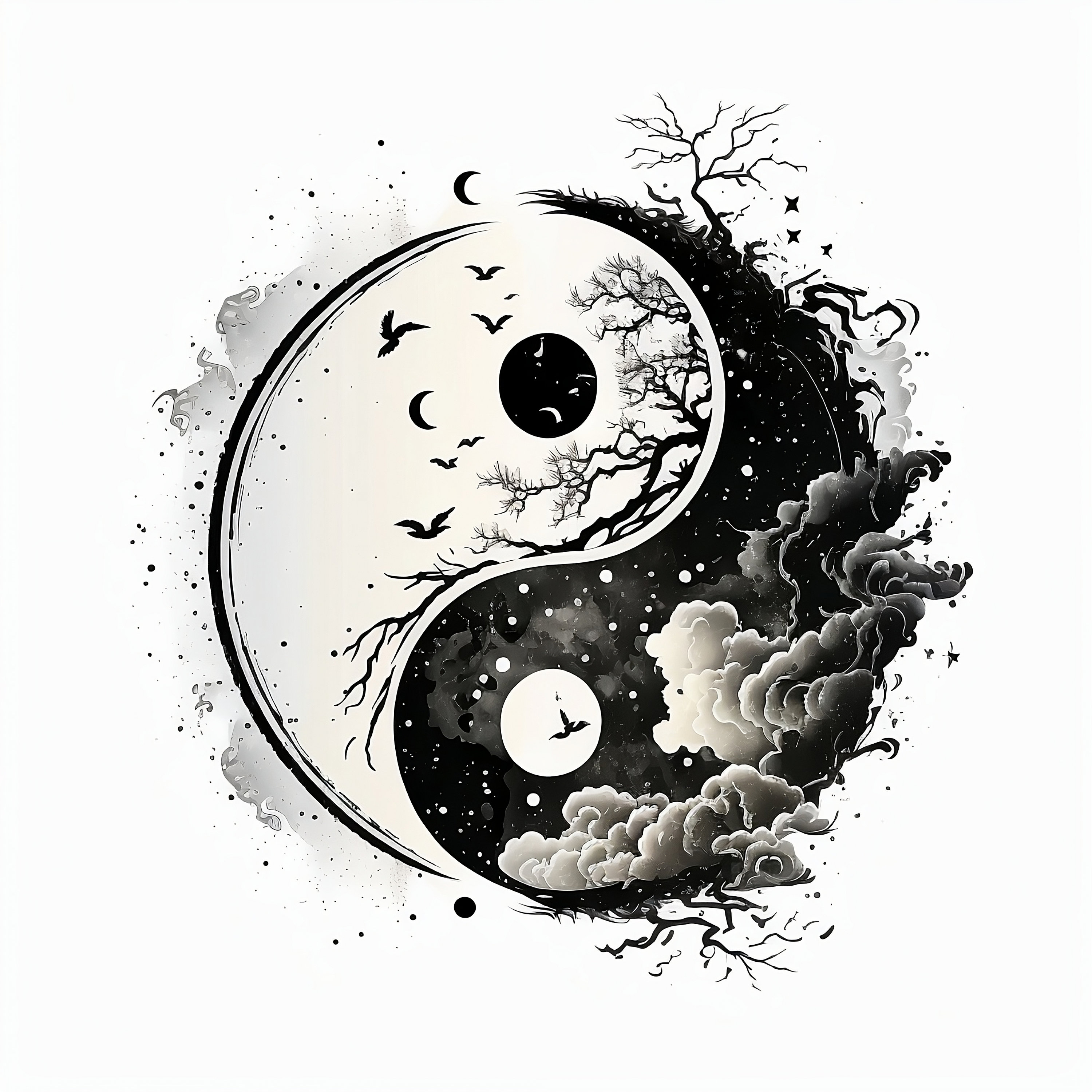 TATUAGENS YIN YANG: A Coleção Definitiva de 100 Tatuagens Yin Yang em ...