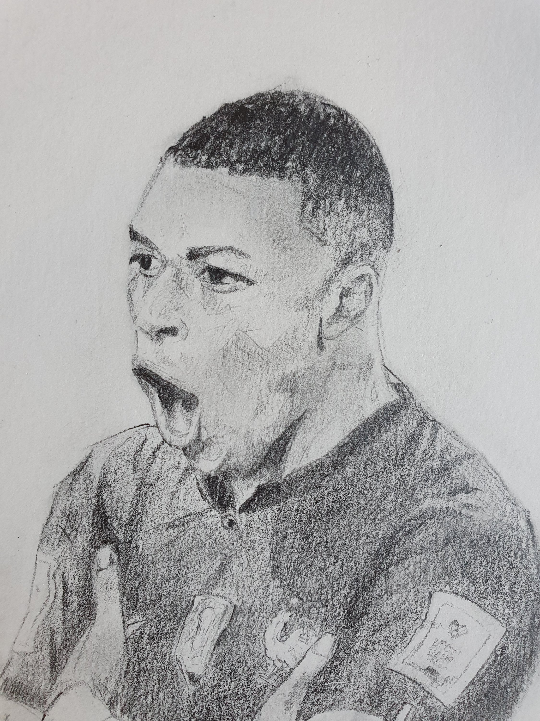 Kylian Mbappé World Cup 2022 Drawing - Etsy