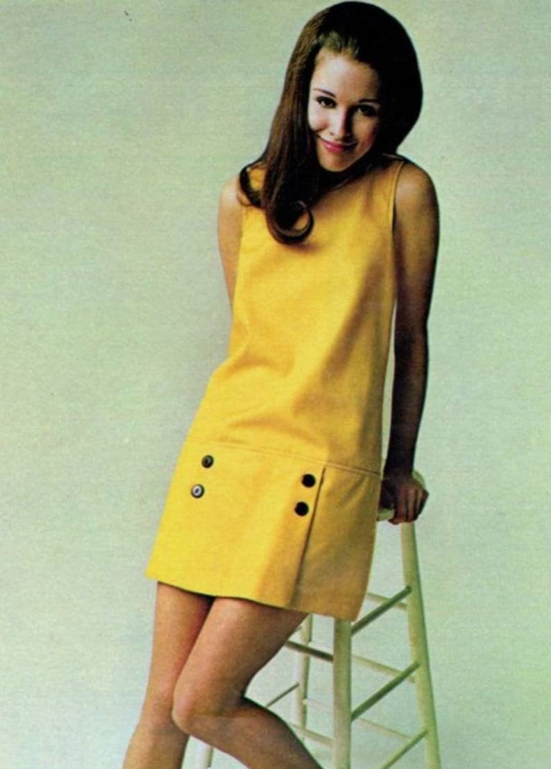 60s Dresses | 1960s Dresses Mod, Mini, Hippie Mod yellow dress 60s mini dress Mondrian dress 1970s dress shift dress 60s mini dress pop art dress iconic dress $137.00 AT vintagedancer.com