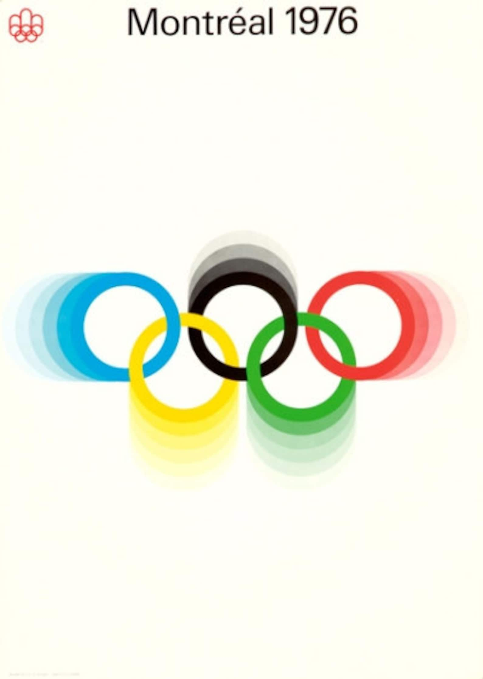 Montreal 1976 Olympic Rings. Original Poster. - Etsy