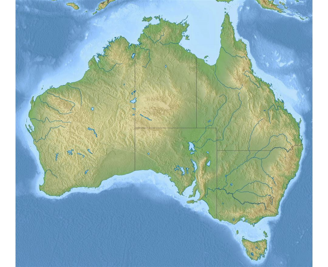 Maps of Australia | Collection of maps of Australia | Oceania ...