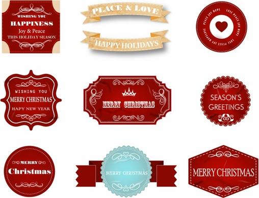 Christmas Labels