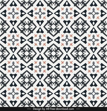 pattern template flat symmetrical repeating geometric shapes