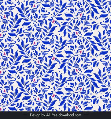 talavera pattern template messy leaves shapes