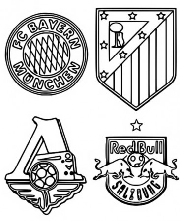 Atletico Madrid Coloring Page Papá - Coloring Home