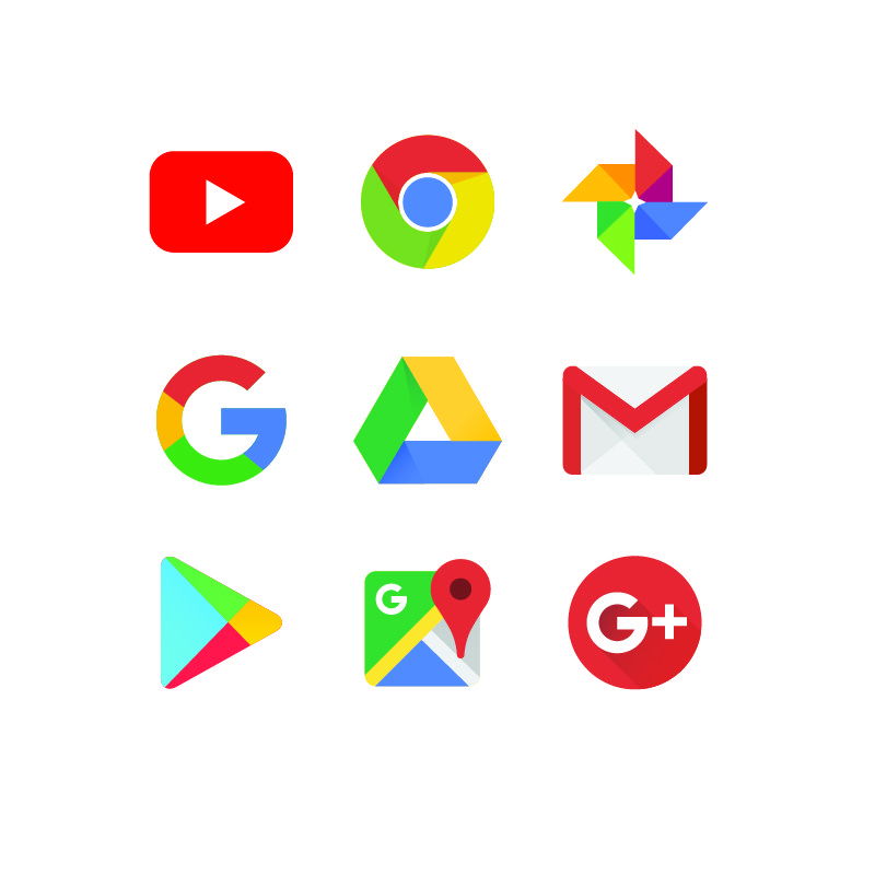 Tải về miễn phí google logos vector định dạng AI, EPS, SVG