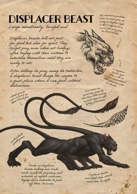 Displacer Beast Note