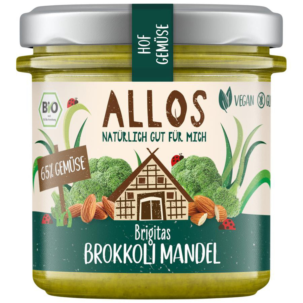 Allos Hof-Gemüse Brigitas Brokkoli Pesto glutenfrei weizenfrei Zöliakie