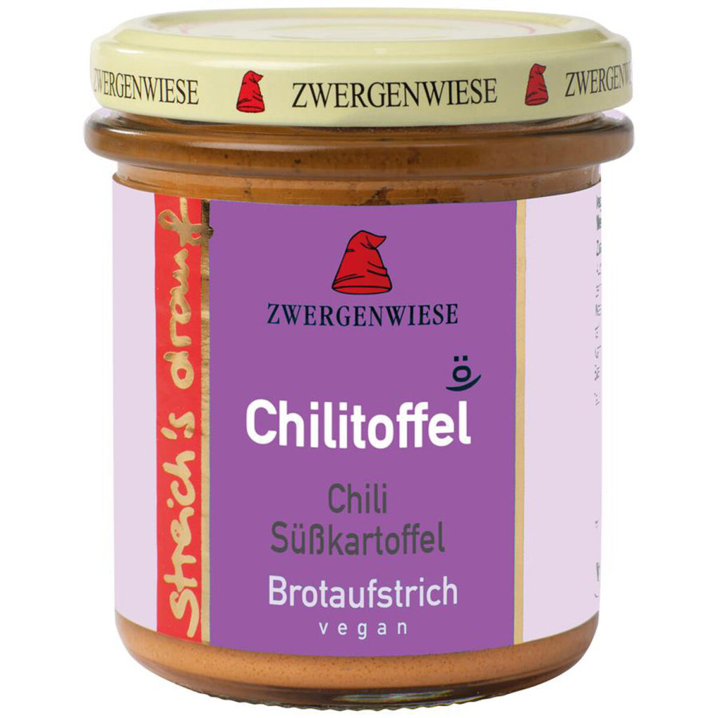 Zwergenwiese Chilitoffel Brotaufstrich glutenfrei vegan weizenfrei bio