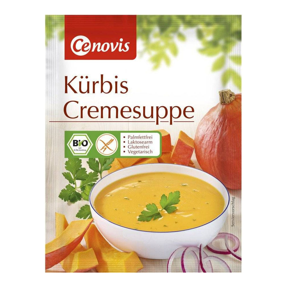 Cenovis Kürbis Cremesuppe Bio glutenfrei weizenfrei Zöliakie