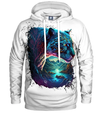 Mystic Cheetah White Hoodie