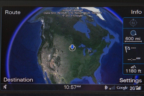 This is your car on Google Earth: The 2014 Audi Q5 TDI offers a bird’s ...