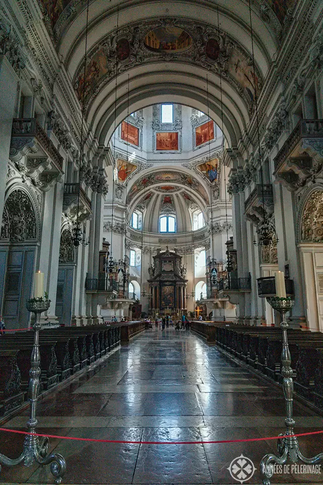 Inside Salzburg Cathedral